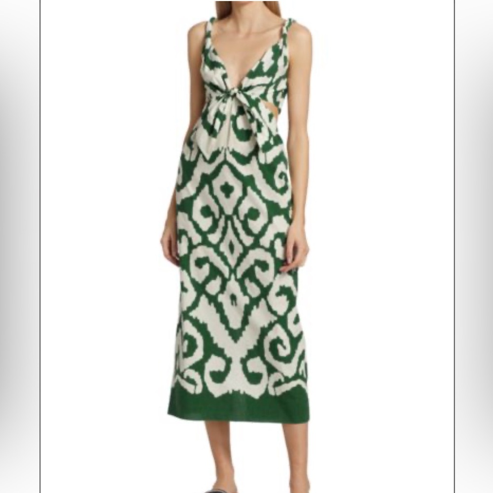 Johanna Ortiz Green Ocean Dress